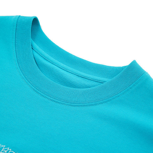 コラー O ネック 重量 スリム フィット カスタム カラー ロゴ ラベル 透ける シンプル Tシャツ