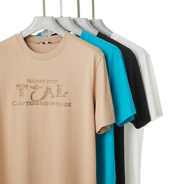 織り方法 100% コットン オーバーサイズ 男性Tシャツ 編み物 OEM ODM 刺身