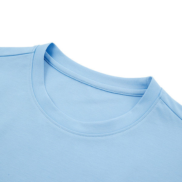 OEM ODM 100% コットンショート袖Tシャツ 300Gsm カスタムロゴ付き