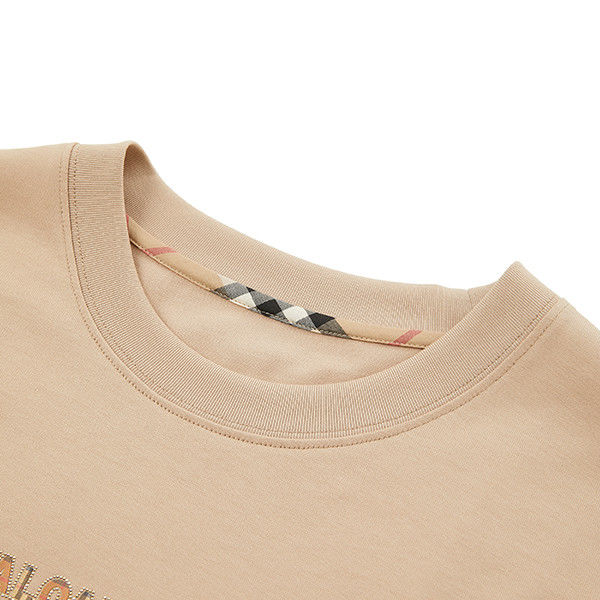 オーダーメイド ロゴ クラシック 男性用 オーバーサイズ トップ 100% コットン 短袖Tシャツ