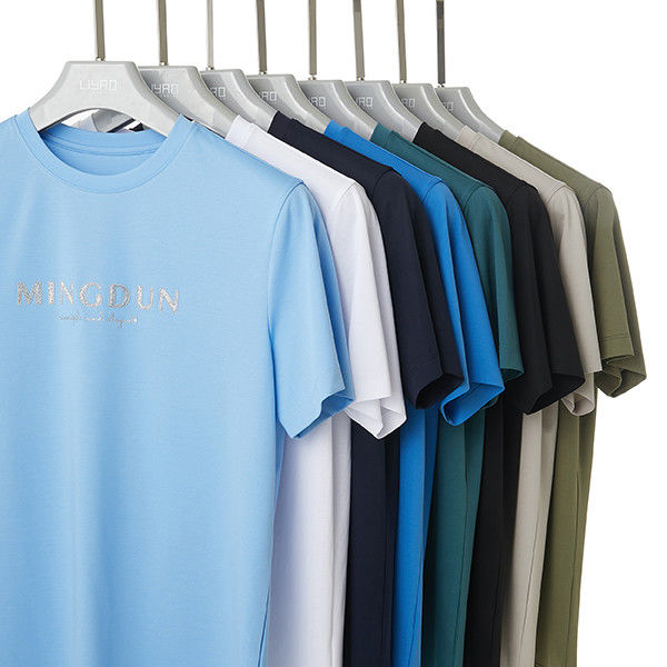 100% 綿 オ ネック シンプル 抗しむくTシャツ サイズプラス カスタマイズ