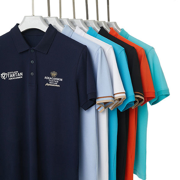 刺身ポロシャツ 男性用 95% コットン 5% スパンデックス 短袖Tシャツ スリムフィット