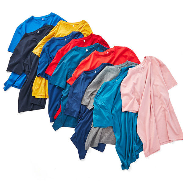 オーバーサイズ Hombre 日常的なカジュアルなオフィス用Tシャツ 黒ピンク紫色