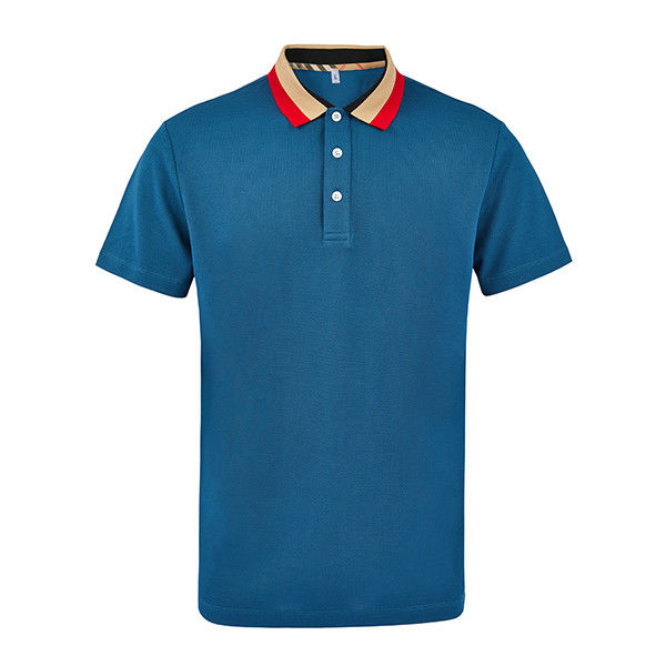 春 夏 秋 230gsm サブライメーション 男 Tシャツ ポロ 100%綿 男子 ポロシャツ