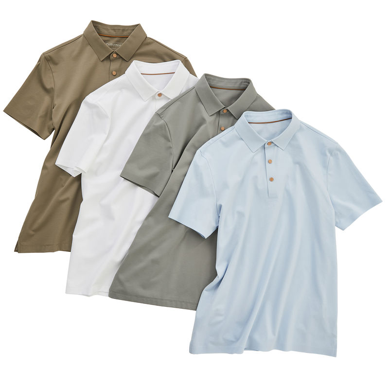 快適な ユニークな 洗練された 男性ポロシャツ 100% 綿 パーソナライズされたGsmユニフォーム 男性