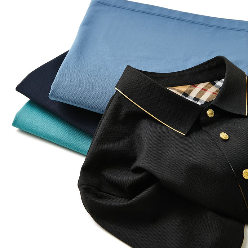 オーバーサイズ 短袖 ポロシャツ 男性 子供 編み物 春 夏 秋