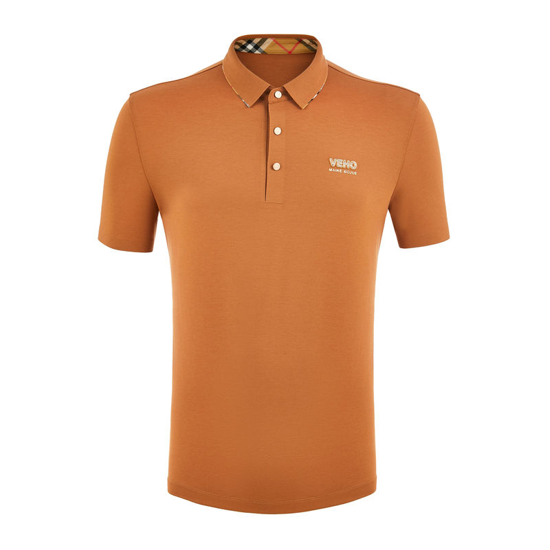 編み方 編み物 透気 豪華 ポーロ シャツ 男性用 100% コットン オーダーメイド ロゴ