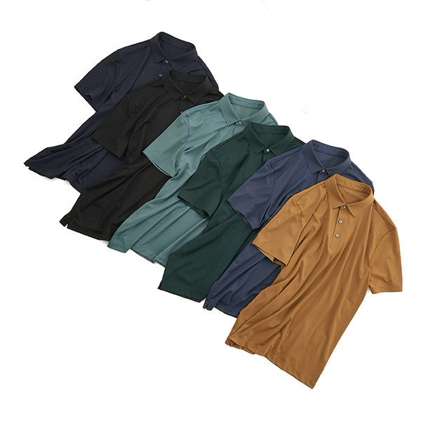 男性用ポロシャツ 迅速乾燥 脱毛防止 オーダーメイド ロゴ コットン 織物 縫い目のないデザイン