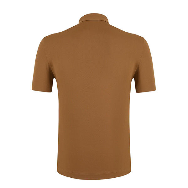 男性用ポロシャツ 迅速乾燥 脱毛防止 オーダーメイド ロゴ コットン 織物 縫い目のないデザイン