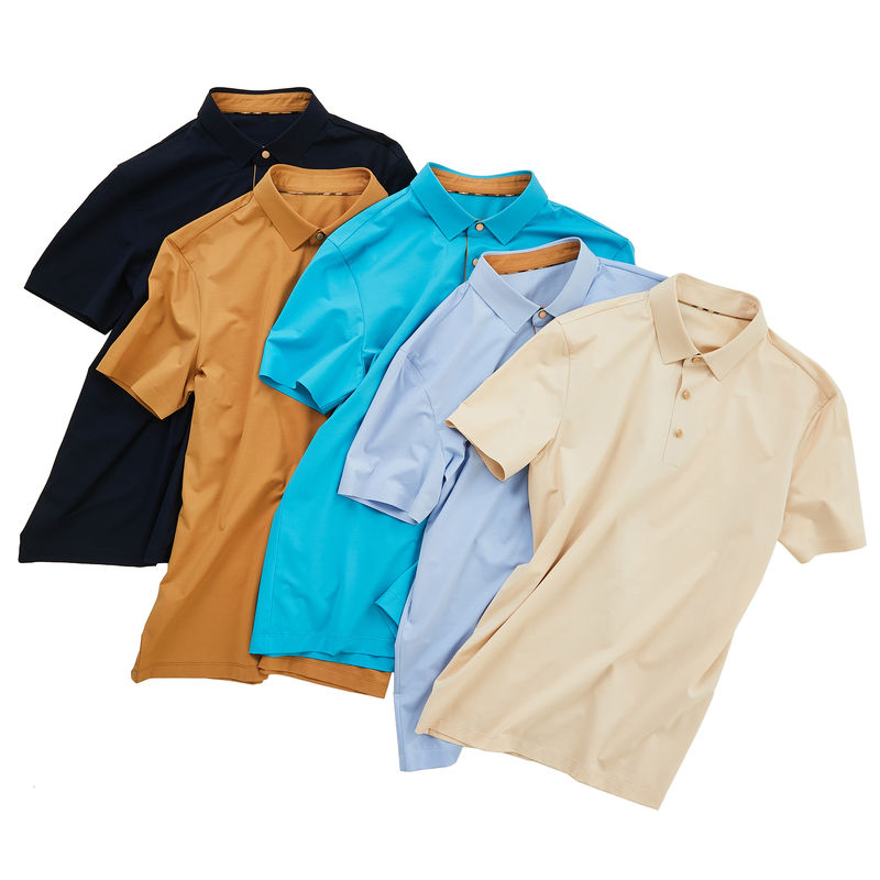 男性用ポーロシャツ カスタム色とEUサイズ 100% 綿または95% 綿 5% スパンデックス