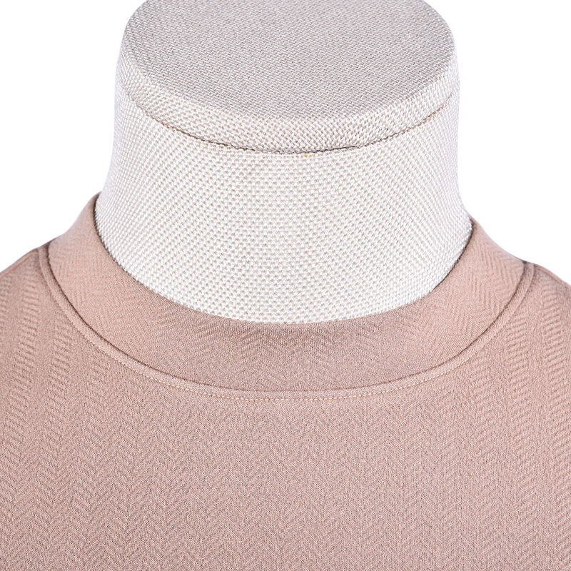 卸売カスタムロゴラベルデザイン 速乾性 通気性 防シワ 無地 Tシャツ 高品質 メンズ用モックネック 無地