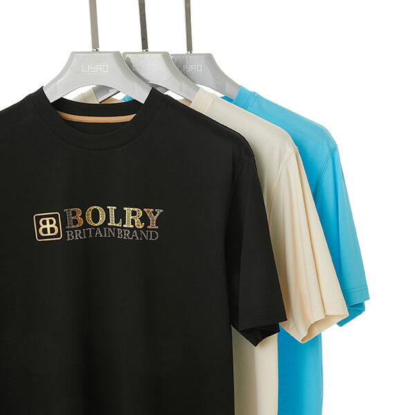 高性能Tシャツ卸売、防シワ、ヘビーウェイト、カスタムTシャツ300gsm