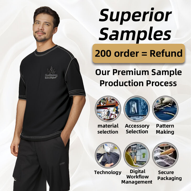 ホットセリング高品質サマーブラックドロップショルダーメンズヘビーウェイトコットンオーバーサイズストリートウェアTシャツ