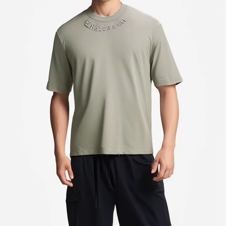 新しいスタイル カスタム プリント可能なロゴ ポリエステル メッシュ 織物 スウェットシャツ オーバーサイズ 男性 シャツ