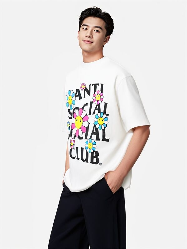 新しいオーバーサイズユニセックス 夏の新しい綿 男性デザイナー カジュアルグラフィックTシャツ 印刷