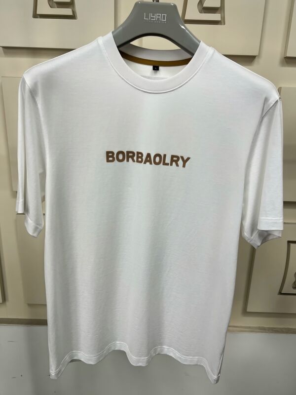 メンズ 高品質 レギュラーフィット 半袖Tシャツ カスタムロゴ DTGプリント