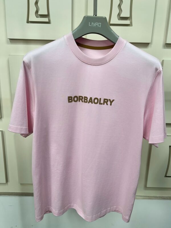 メンズ 高品質 レギュラーフィット 半袖Tシャツ カスタムロゴ DTGプリント