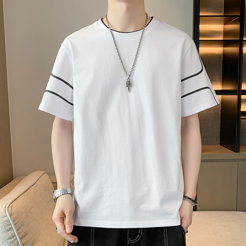 OEM オーダーメイド ロゴ 刺身 男性用 短袖Tシャツ 上部が緩い 夏の半袖Tシャツ