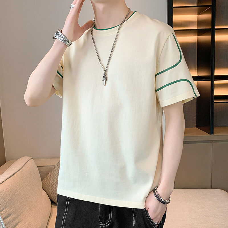 OEM オーダーメイド ロゴ 刺身 男性用 短袖Tシャツ 上部が緩い 夏の半袖Tシャツ