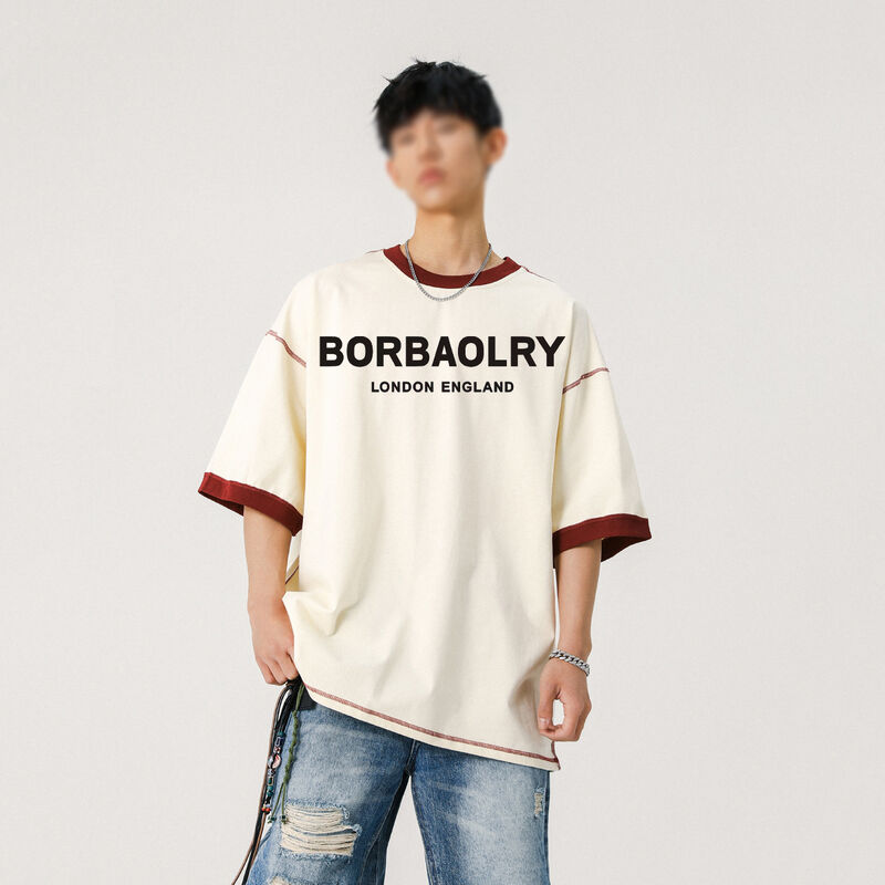 コットンプレミアムTシャツ ユニセックスデザイナーTシャツ メーカー カスタムTシャツ プリント用無地Tシャツ