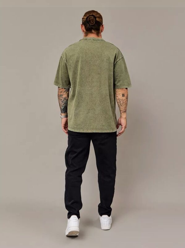 高品質メンズTシャツ ゆったり ハイストリートスタイル ストレッチ オーバーサイズシャツ グラフィック クロップトップTシャツ 夏の定番Tシャツ