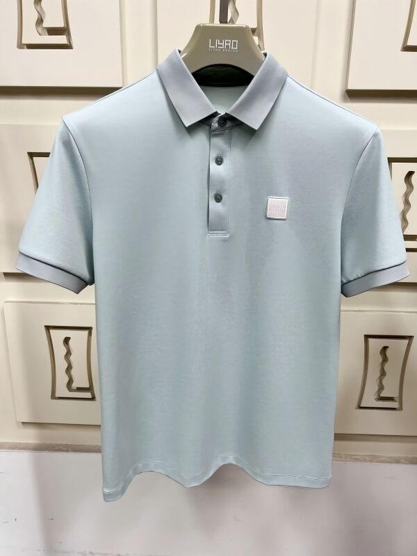 クラシックメンズポロシャツ | 半袖、プレミアム品質、カジュアルデイリーウェアに最適、絶妙なメンズTシャツ製造