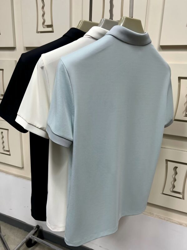 クラシックメンズポロシャツ | 半袖、プレミアム品質、カジュアルデイリーウェアに最適、絶妙なメンズTシャツ製造