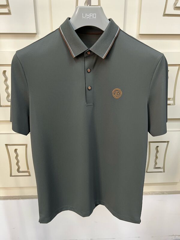 ラグジュアリーメンズポロシャツ | ミニマルデザインとコントラストカラー、ハイクオリティな職人技 メンズTシャツ プロフェッショナルTシャツ ファクトリー