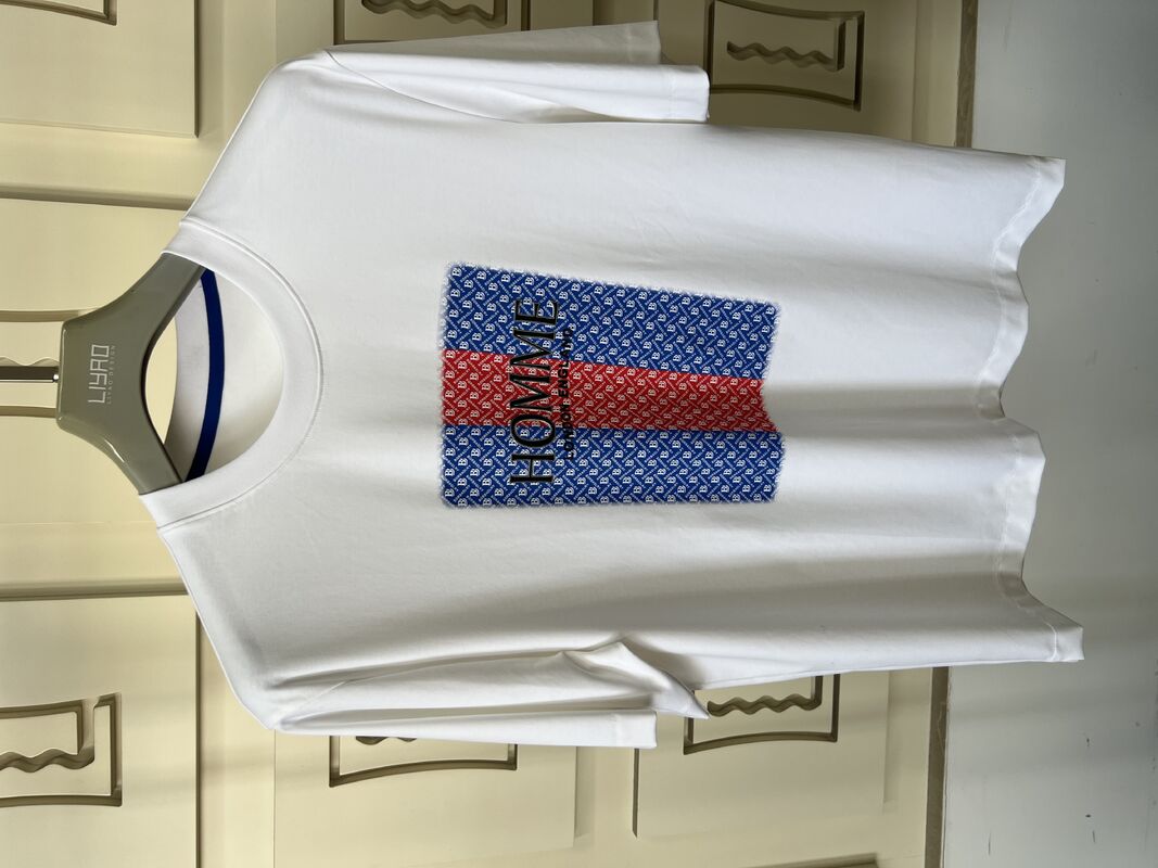 クルー ネック 刺身Tシャツ 3D文字&パターンのデザイン 高級の丸いネック 男性Tシャツ ジェリー製造