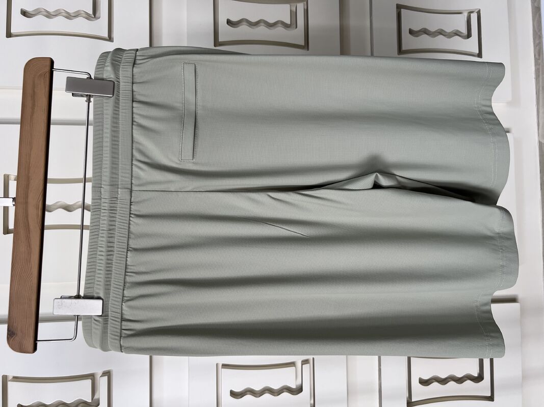 メンズ オリーブグリーン スポーツセット - 半袖Tシャツ＆パンツ、通気性生地 メンズTシャツ