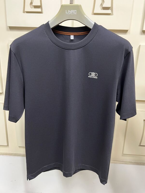 メンズ ミニマリスト プリント 半袖 Tシャツ、無地 ベーシック Tシャツ メンズ Tシャツ