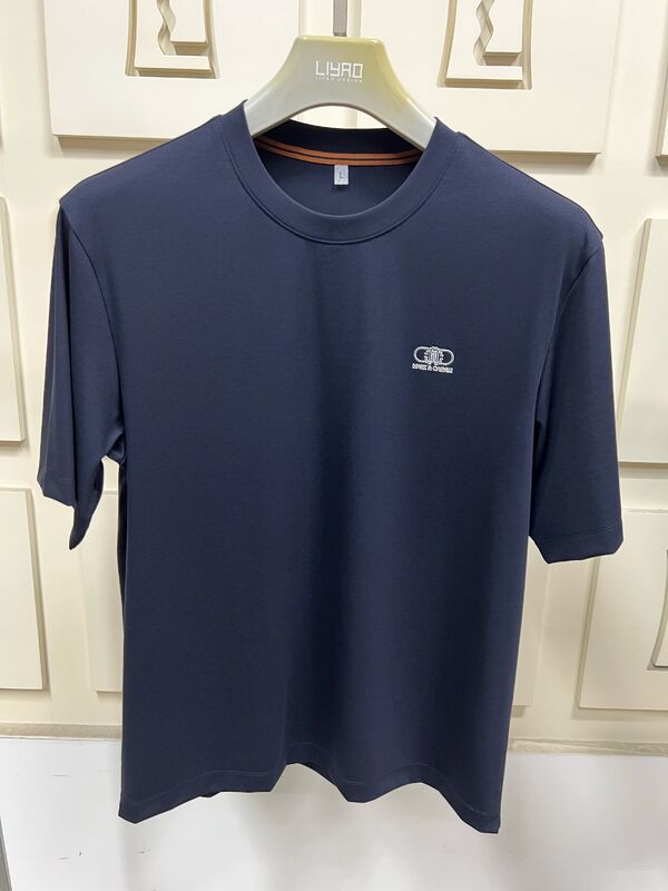 メンズ ミニマリスト プリント 半袖 Tシャツ、無地 ベーシック Tシャツ メンズ Tシャツ