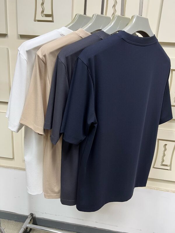 メンズ ミニマリスト プリント 半袖 Tシャツ、無地 ベーシック Tシャツ メンズ Tシャツ