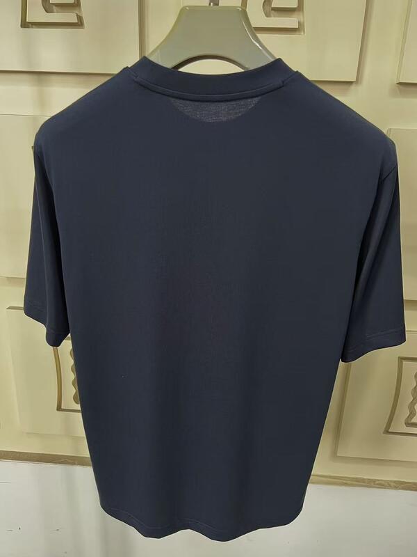 Men's Sorona Fabric Quick Dry Sports T-Shirt Breathable Gym Shirt with Custom Embroidery and Printing Plain Solid Style