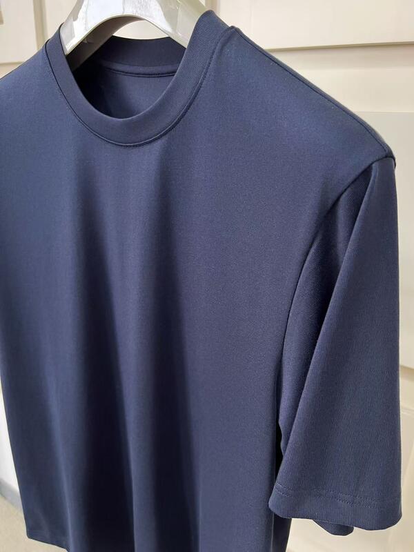 メンズ用、トップセラー EUサイズ 180gsm 綿100% カジュアル エコフレンドリー 通気性 OEMロゴカスタム 無地 ジャージー半袖Tシャツ