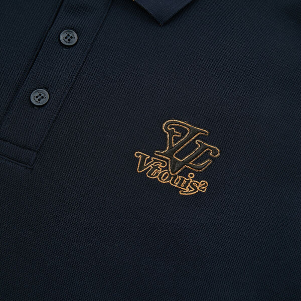 プロフェッショナルデザイナー ポロシャツ メンズ 長袖 防シワ 高品質 ポロシャツ 仕事用 コットン 通気性 速乾 刺繍