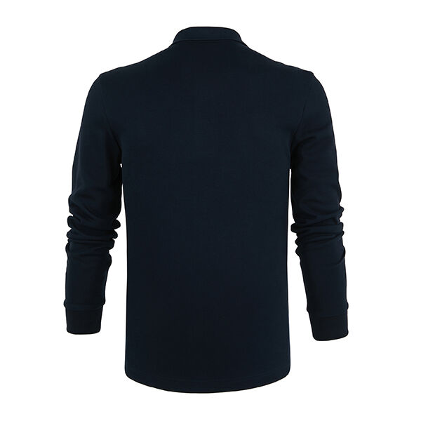 プロフェッショナルデザイナー ポロシャツ メンズ 長袖 防シワ 高品質 ポロシャツ 仕事用 コットン 通気性 速乾 刺繍