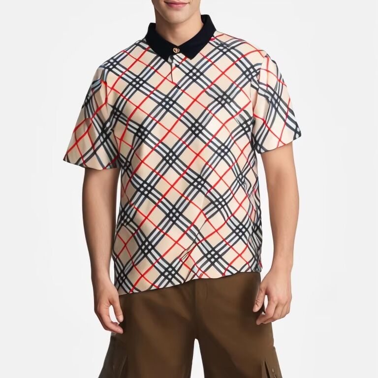 メンズ Tシャツ メンズ コットン半袖Tシャツ 夏用ポロシャツ