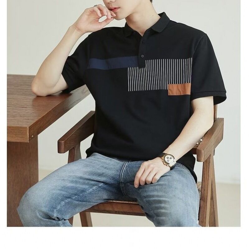 カスタムロゴ半袖ゴルフポロシャツ 通気性 速乾性 綿100% 無地 夏のゴルフに最適