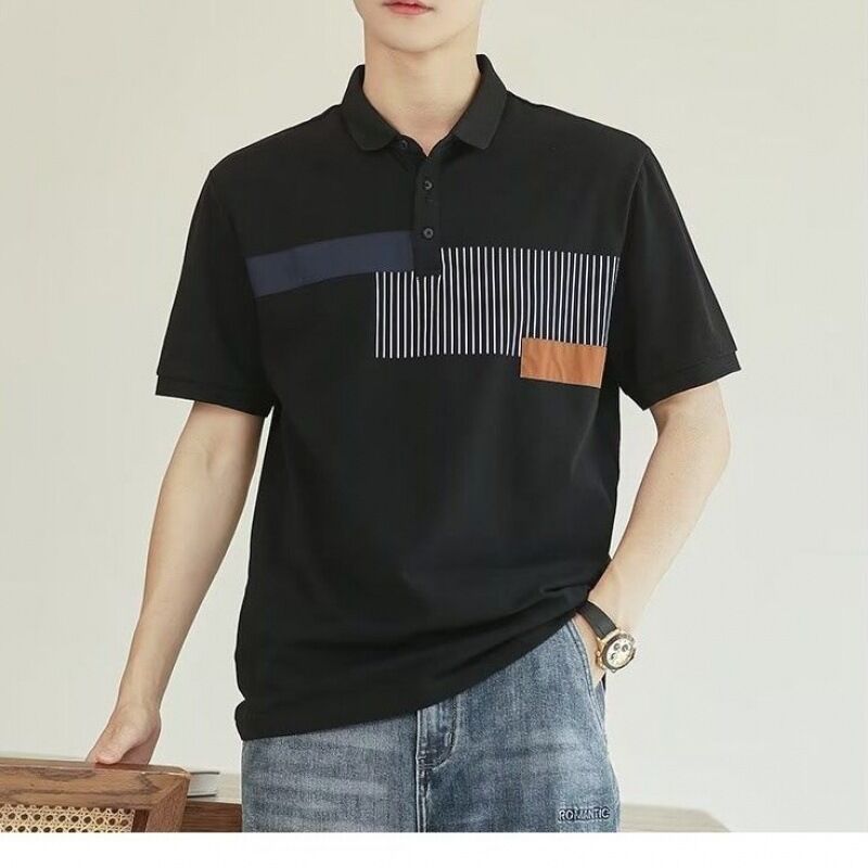 カスタムロゴ半袖ゴルフポロシャツ 通気性 速乾性 綿100% 無地 夏のゴルフに最適