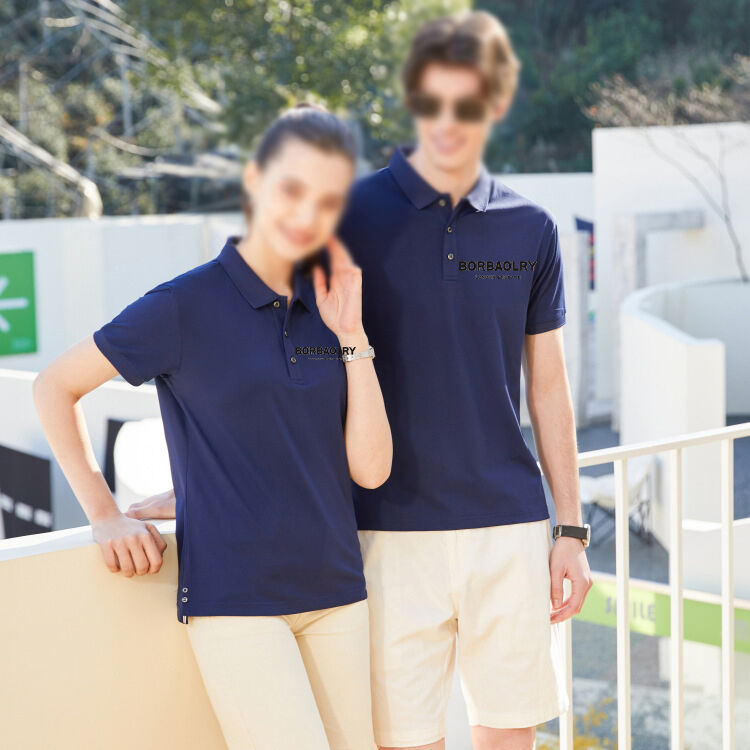 カスタムパーソナライズされた綿 男性ポロシャツ オフィスユニフォーム デザイン 空っぽ ポロシャツ 綿 ハニーコム ポロシャツ