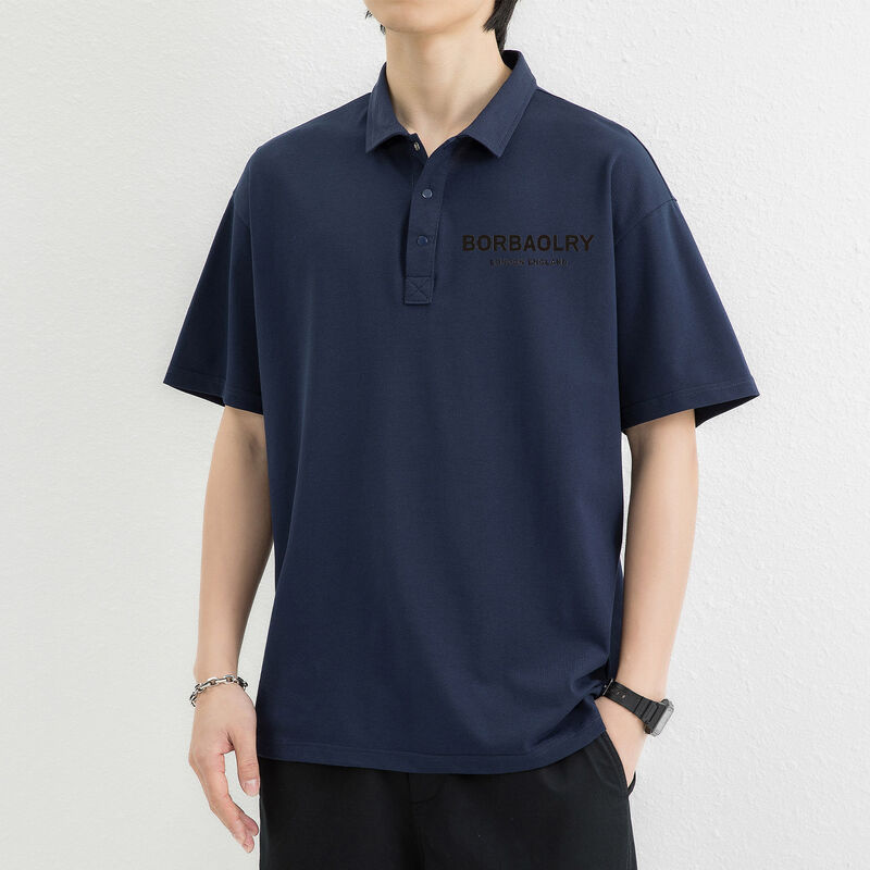 高品質メンズポロシャツ カミセタス ポロ デ オムブレ フォーマル カスタム カジュアル 無地フィット ポロTシャツ